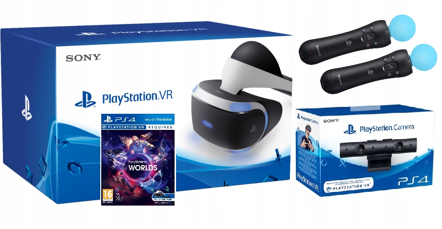 

Nowe Playstation Vr ZVR2 +kamera V2 +gra 2x Move