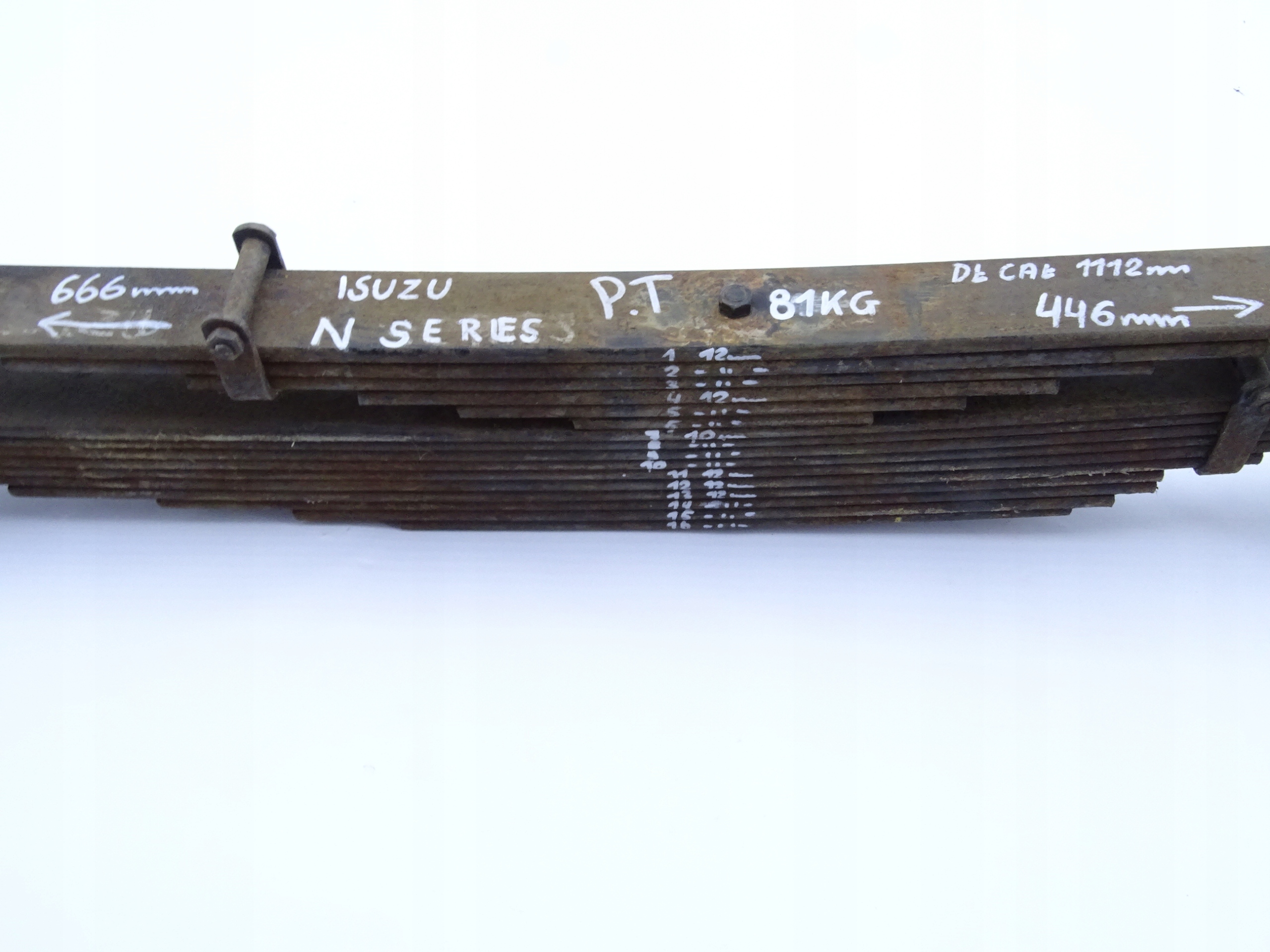 ISUZU NQR NPR NKR RESOR TYL 16 PIOR 7cm MOCOWANIA Car type Trucks