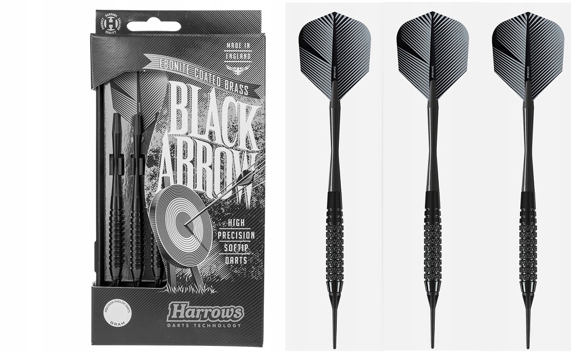 

Rzutki Lotki Harrows Black Arrow 18 Gram Grot Plas