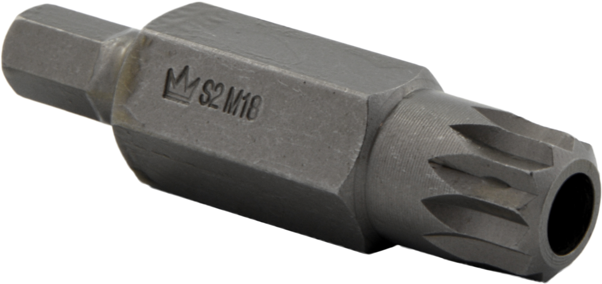 BIT KOŃCÓWKA 10MM SPLINE M18 x 75MM Z OTWOREM 18