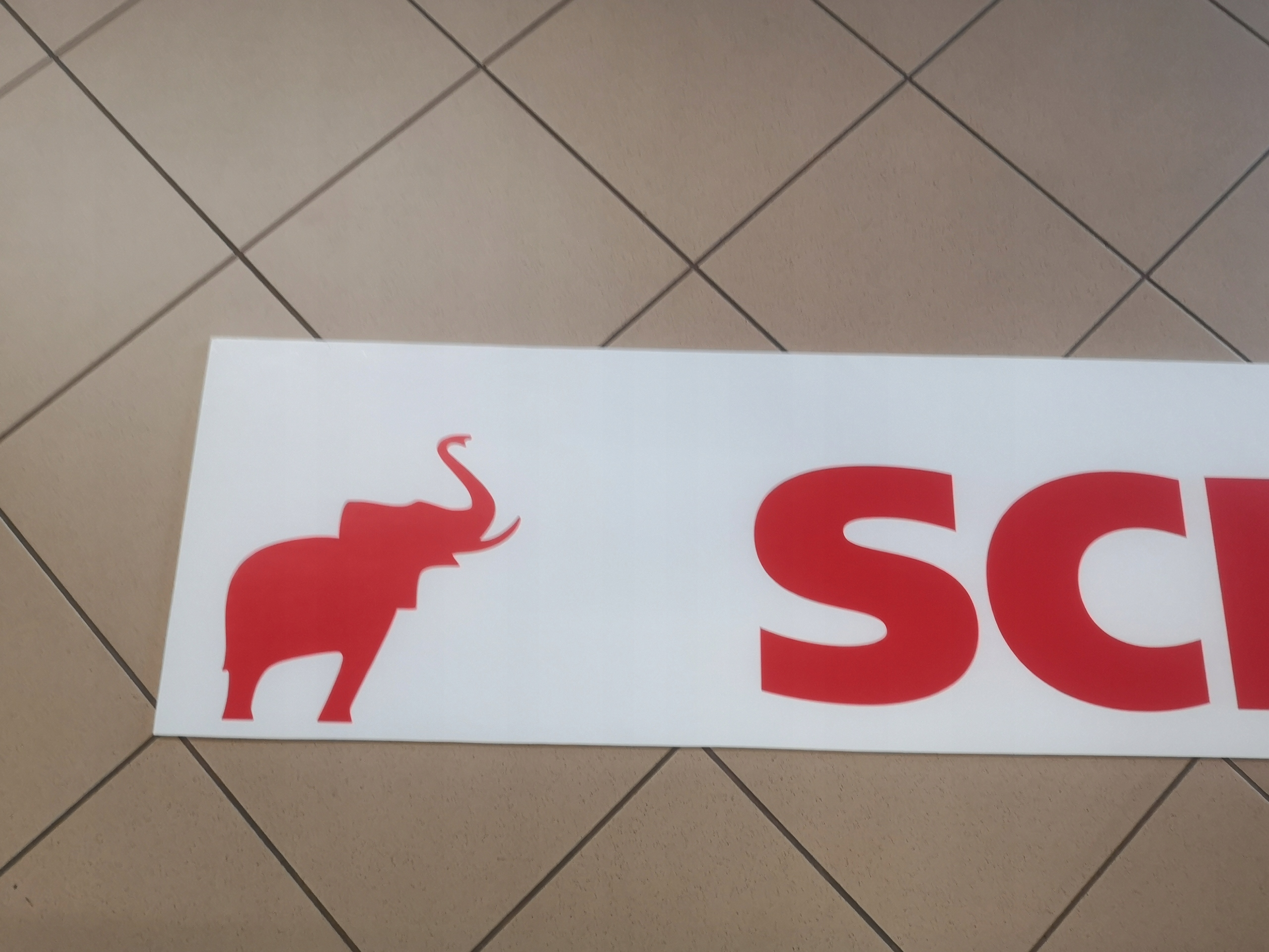 Chlapacz fartuch naczepy przyczepy SCHMITZ bialy Installation side Rear