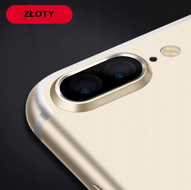 SZKŁO NA APARAT OBIEKTYW +RAMKA DO IPHONE 7 8 PLUS Dedykowana marka Apple