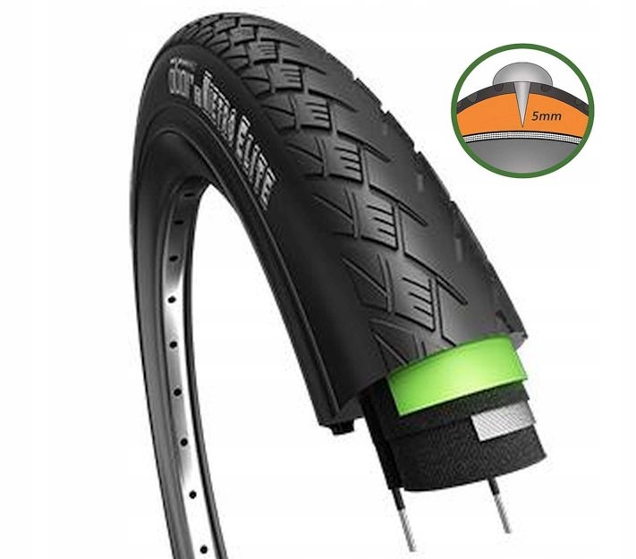 

Opona rower elektryczny 26x1.75 Antyprzebiciowa