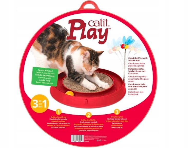 

Catit Play'n Scratch 3w1 Tor Drapak Tekturowym