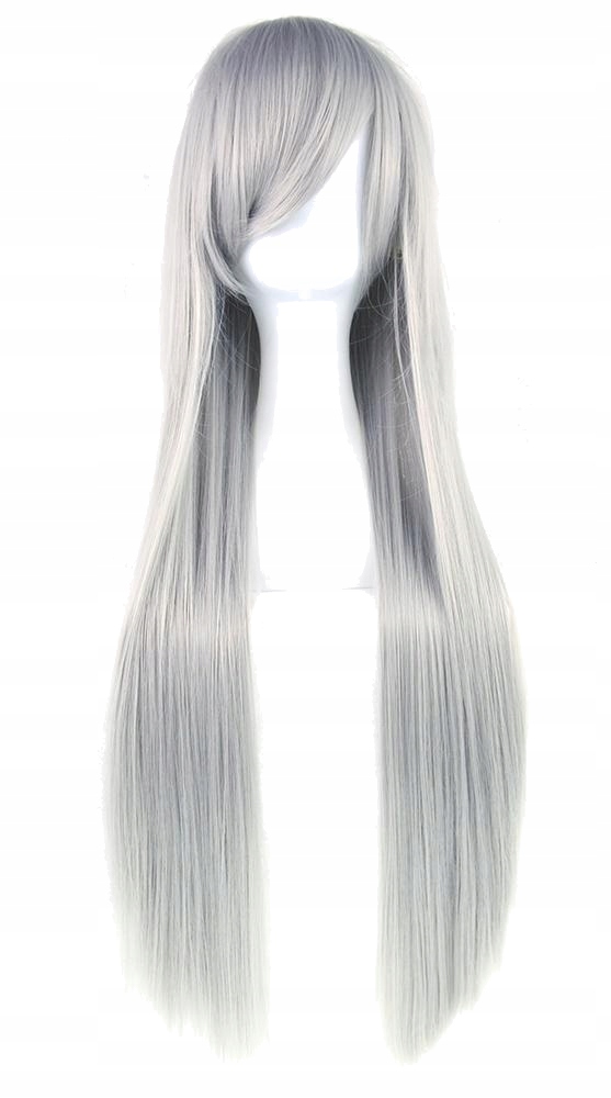 

Cosplay Peruka 100 CM Długa Anime Manga Siwa
