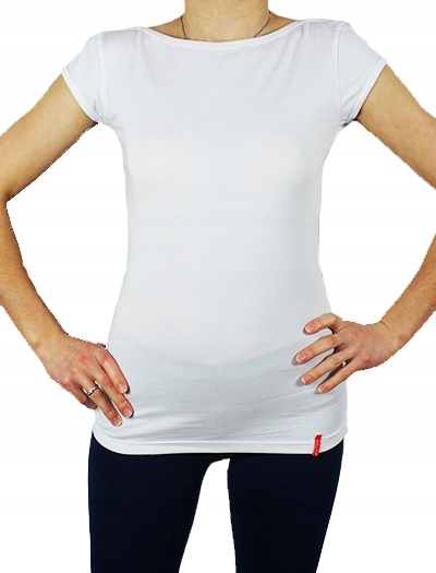 

Bawełniana Bluzka dekold Łódka LaTynka XL/XXL