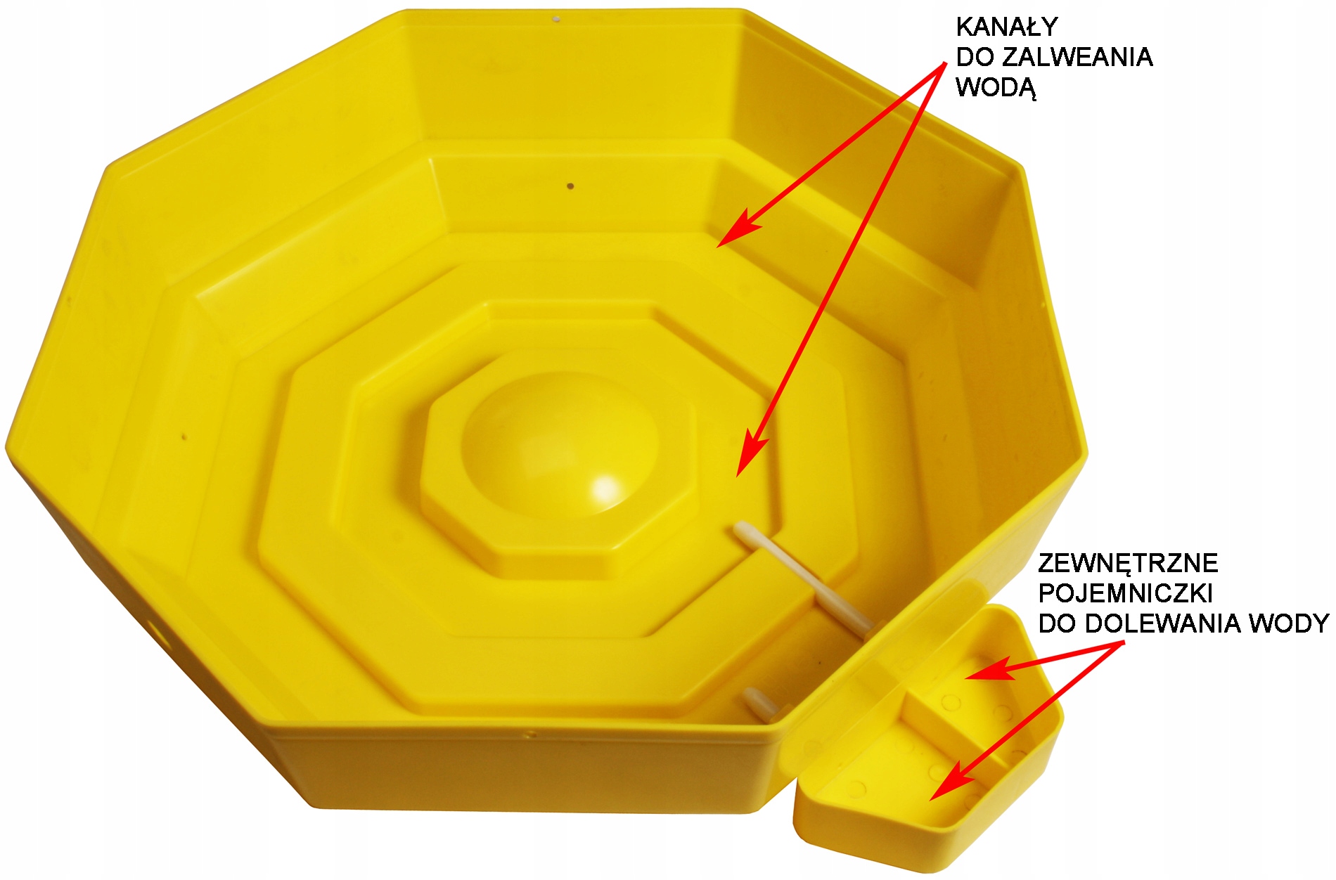 SPÓD DO INKUBATORA ZEWNĘTRZNE DOLEWANIE WODY CLEO5