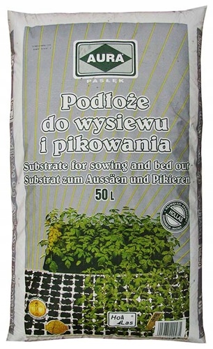 

Ziemia Podłoże do Wysiewu i Pikowania Aura 50L