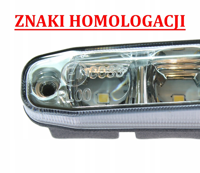 SWIATLA DZIENNE DRL LED OSRAM MOCNE TRWALE GRATIS Weight with packaging 0 7 kg