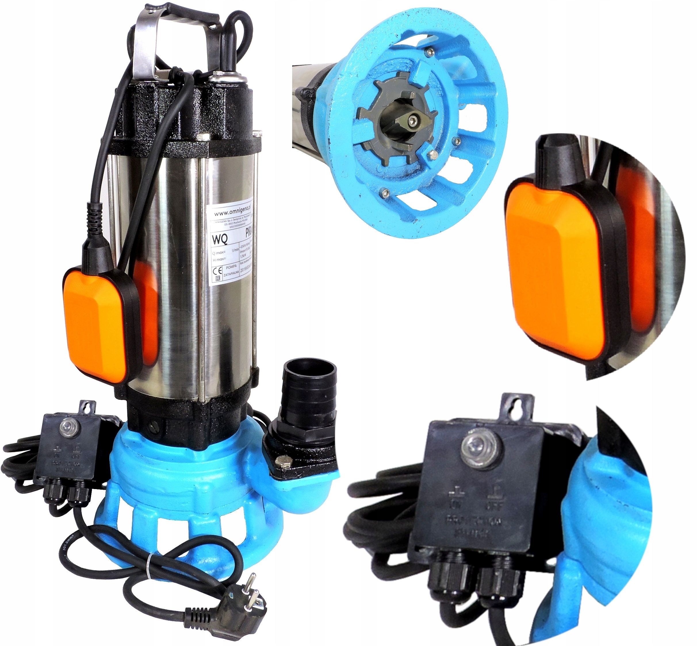 

Pompa Wq 1100 Pirania Z Rozdrabniaczem