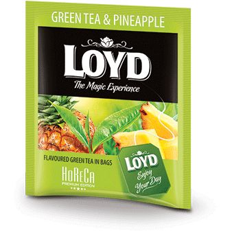 Horeca LOYD зеленый чай с ананасом 20шт торговое название loyd