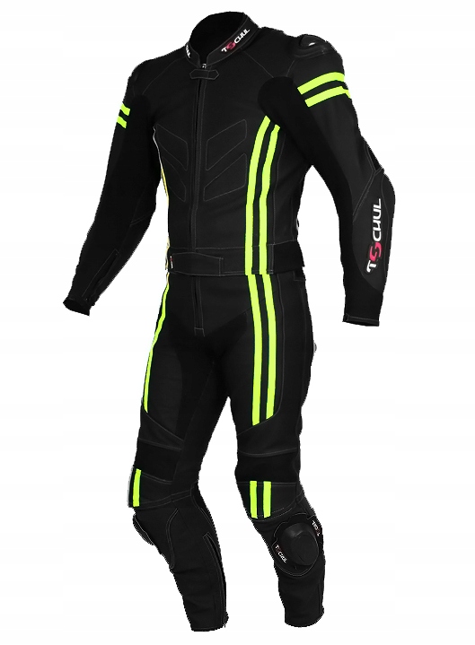 Tschul 555 Kožená Kombinéza Garb Neon veľ. 48