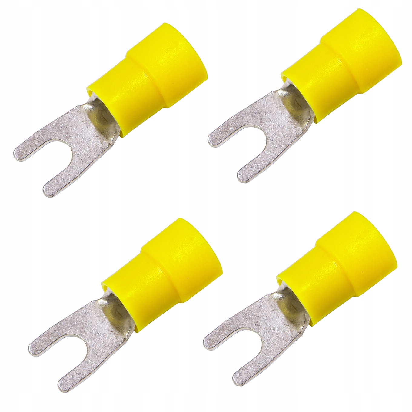 

4x Końcówki widełki izolowane 6mm M4 Kne 4-6 Erko