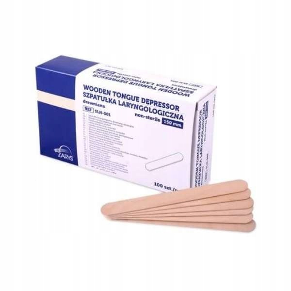 

Szpatułki drewniane laryngologiczne niesteryl. 100