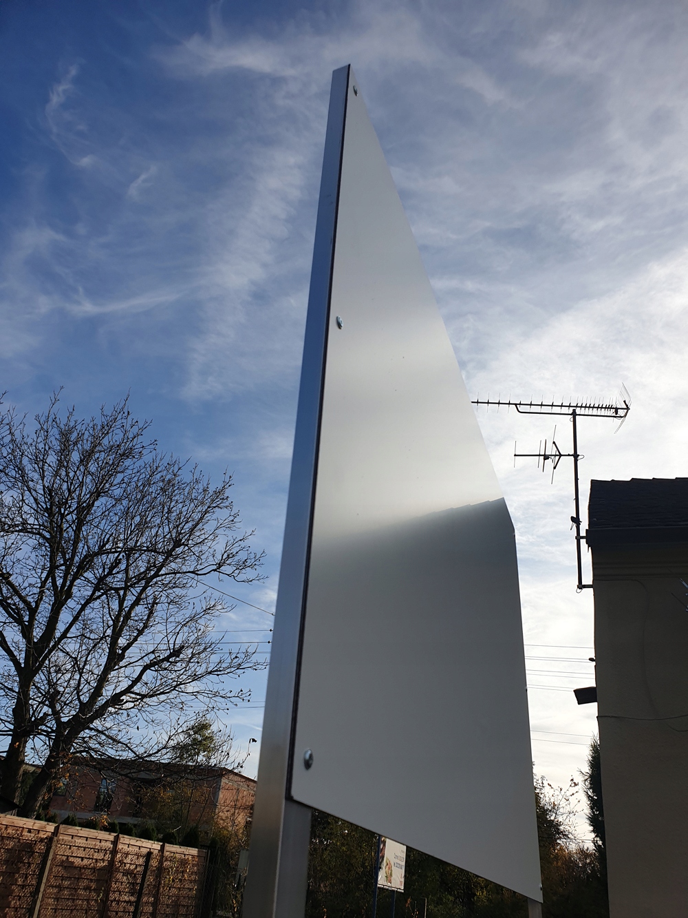 TABLICA INFORMACYJNA SZYLD REKLAMOWY 100x50 cm Materiał wykonania tworzywo sztuczne