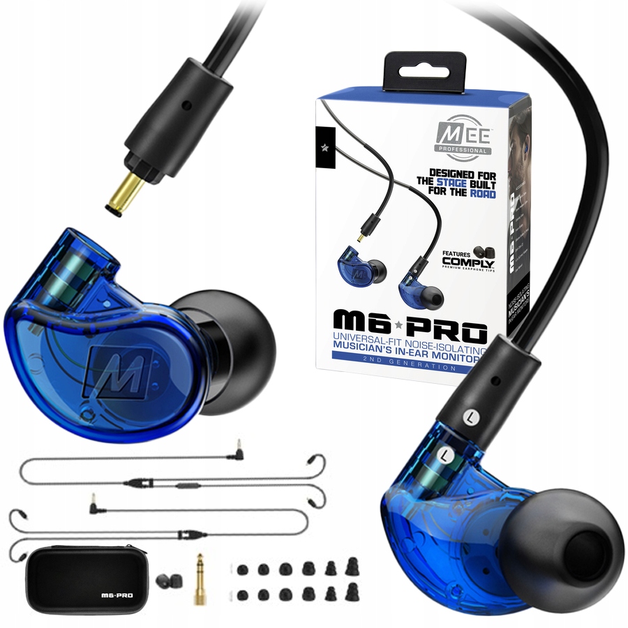 

Słuchawki Dokanałowe Mee Audio M6 Pro G2 Mikrofon
