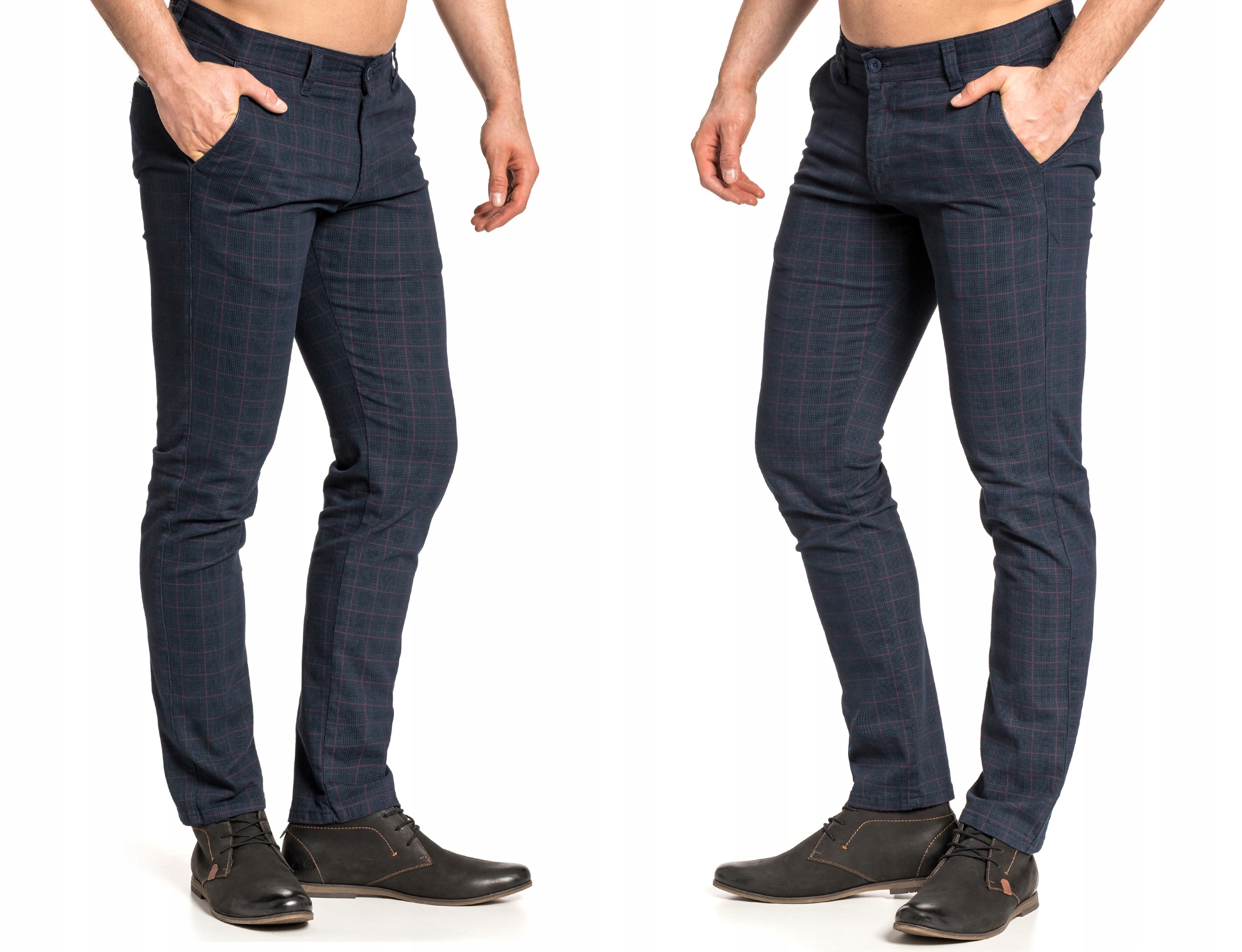 

Spodnie Męskie W Kratę Vankel Jeans 059 -104cm/L32