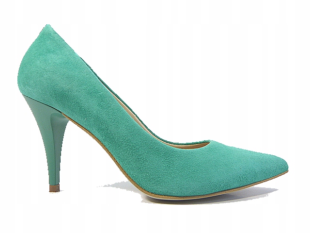 Malahitové lodičky klasické dámské lodičky semišové Sala 36 Cj