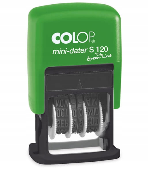 Datownik Colop cyfrowy, polski 4 mm Green Line