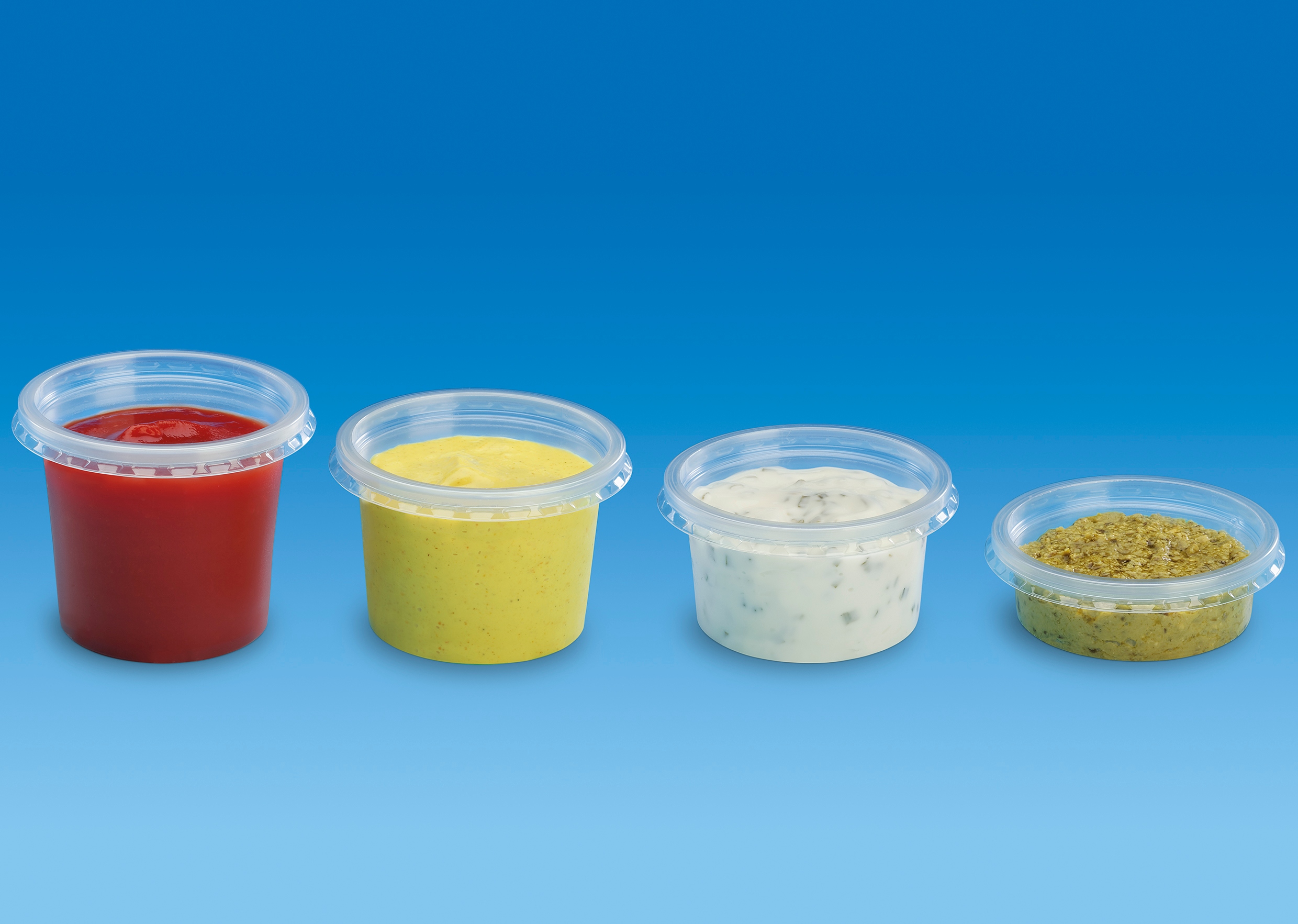 Pokrywka plastikowa do sosjerki pojemnika 50-100ml Materiał plastik