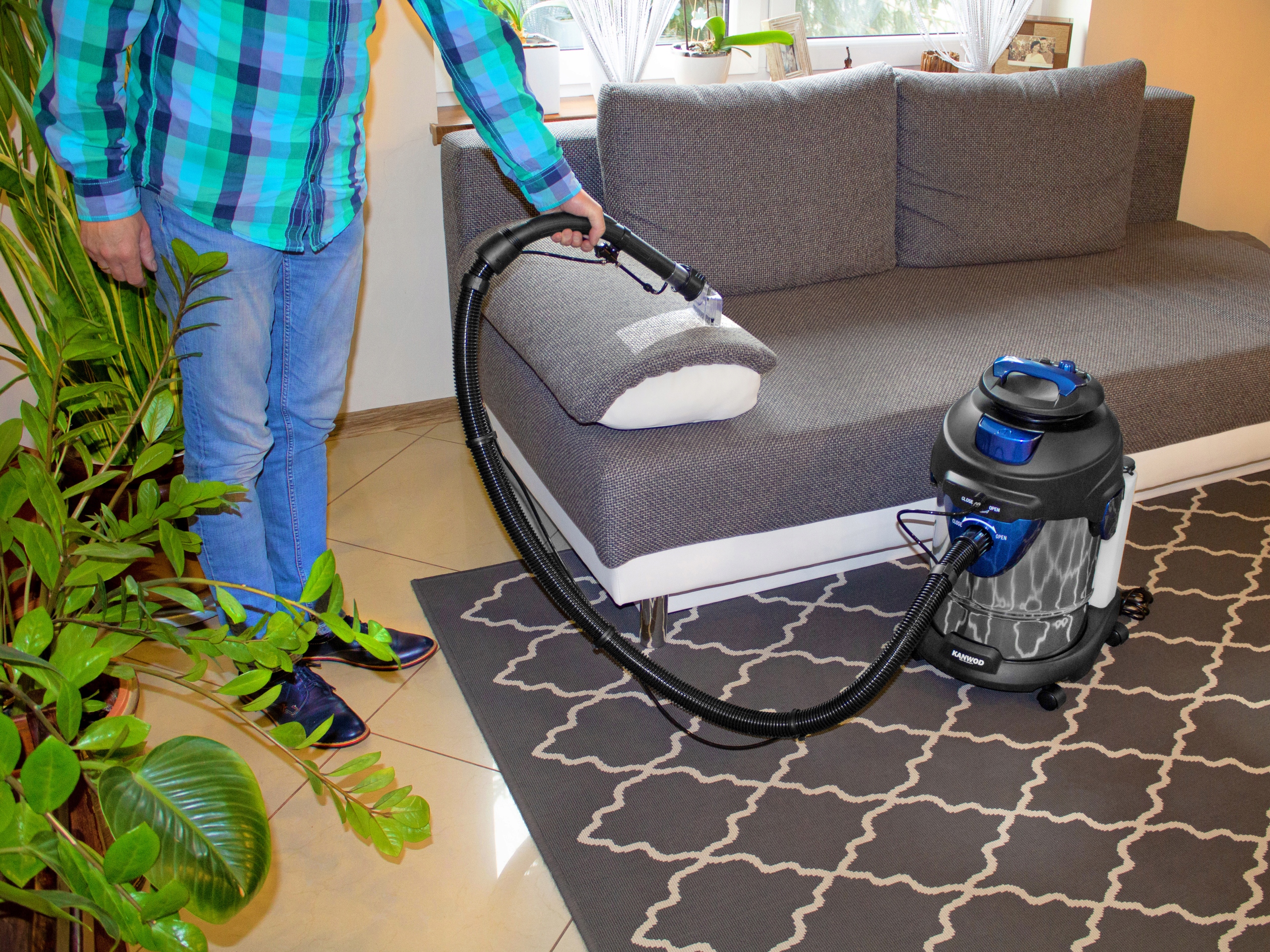 PROFESJONALNY ODKURZACZ PIORĄCY ZESTAW 10w1 OUTLET Zasięg pracy 5 m