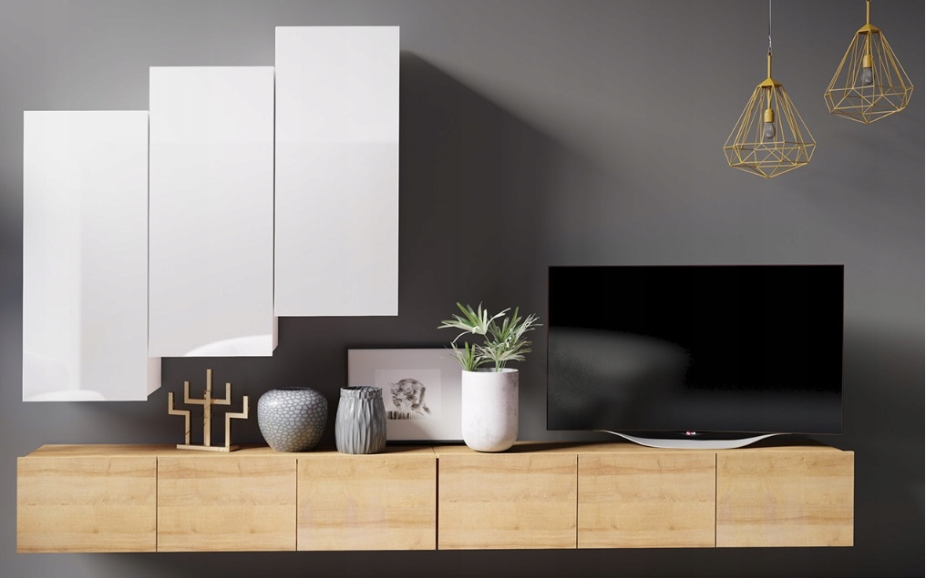 Meblościanka MODERN w połysku 19 Marka BroMARKT