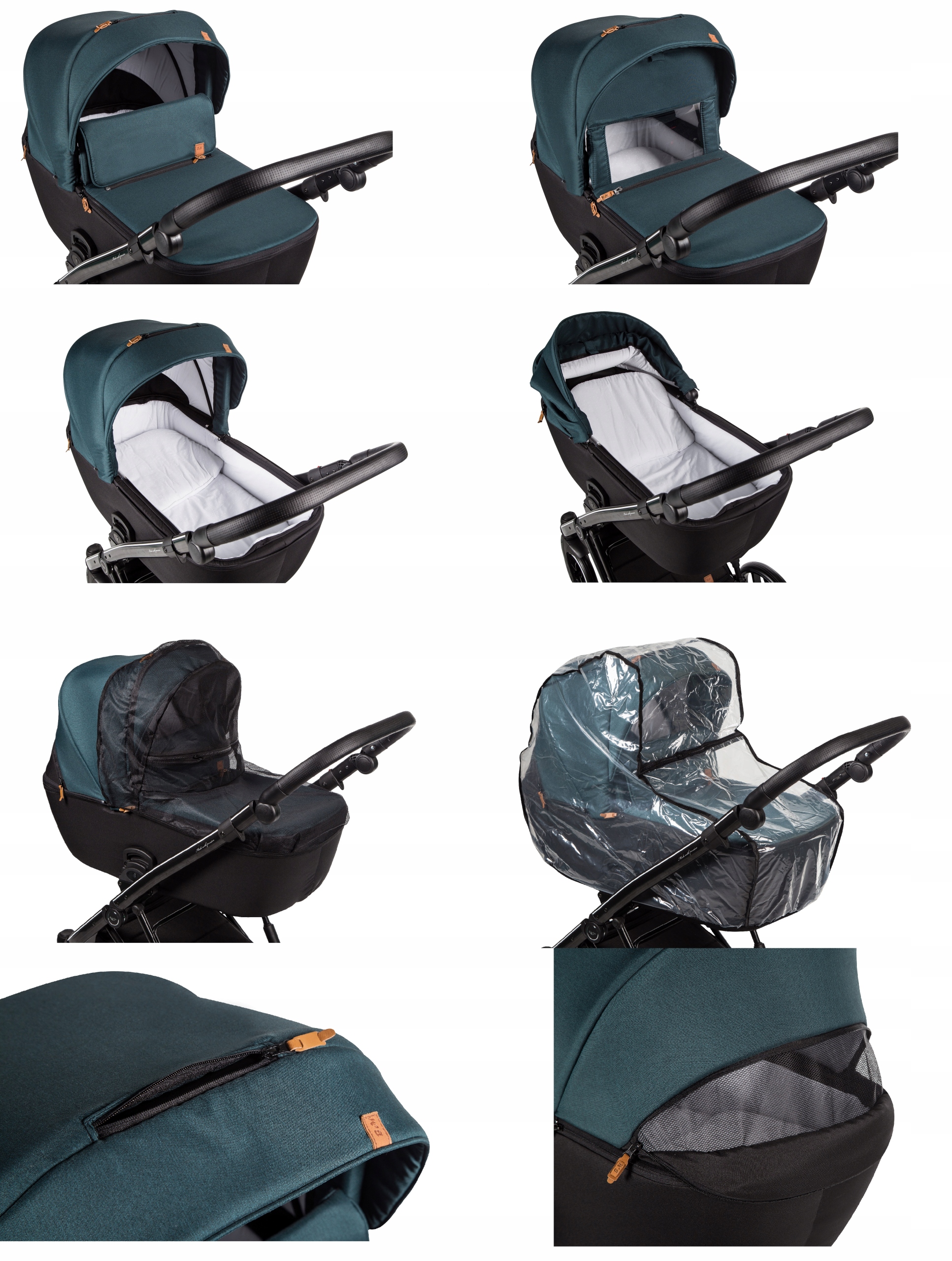 WÓZEK DZIECIĘCY BABY MERC LA ROSA 2W1 Kod producenta LR/LN07/B