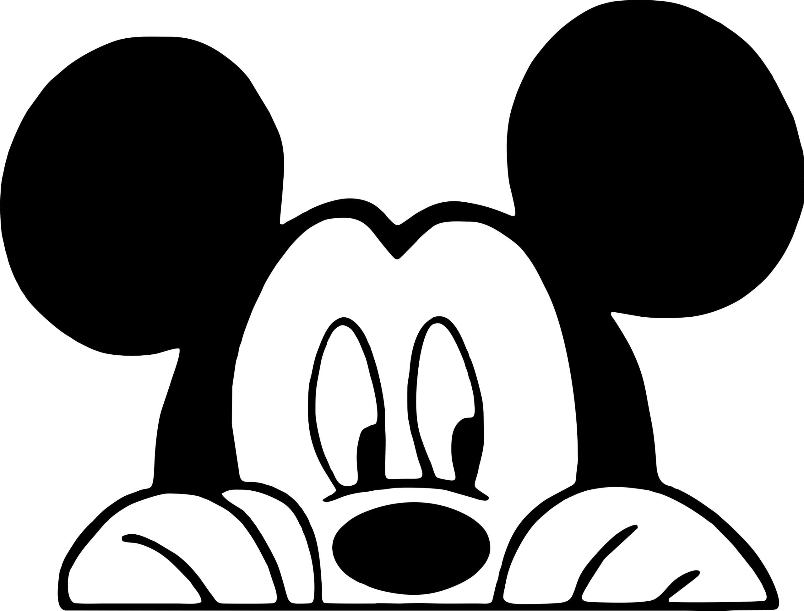 

naklejka mickey mouse