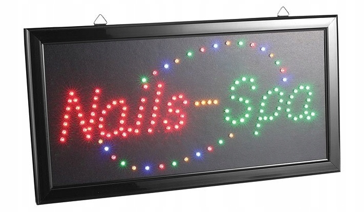 Tablica Świetlna LED SZYLD Salon SPA PRZEDSPRZEDAŻ