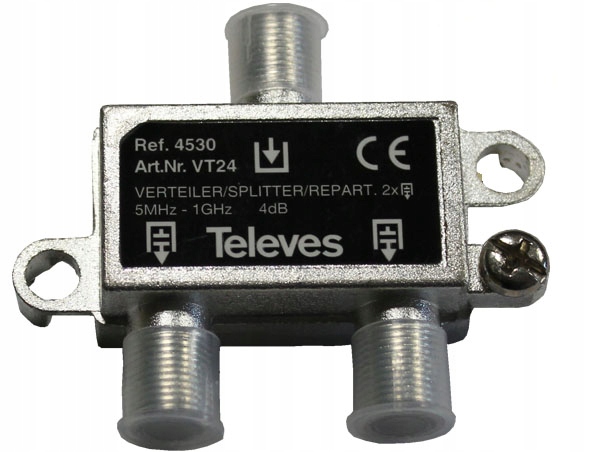 SPLITER TELEVES 4530 ROZDZIELACZ SYGNAŁU na 2 TV