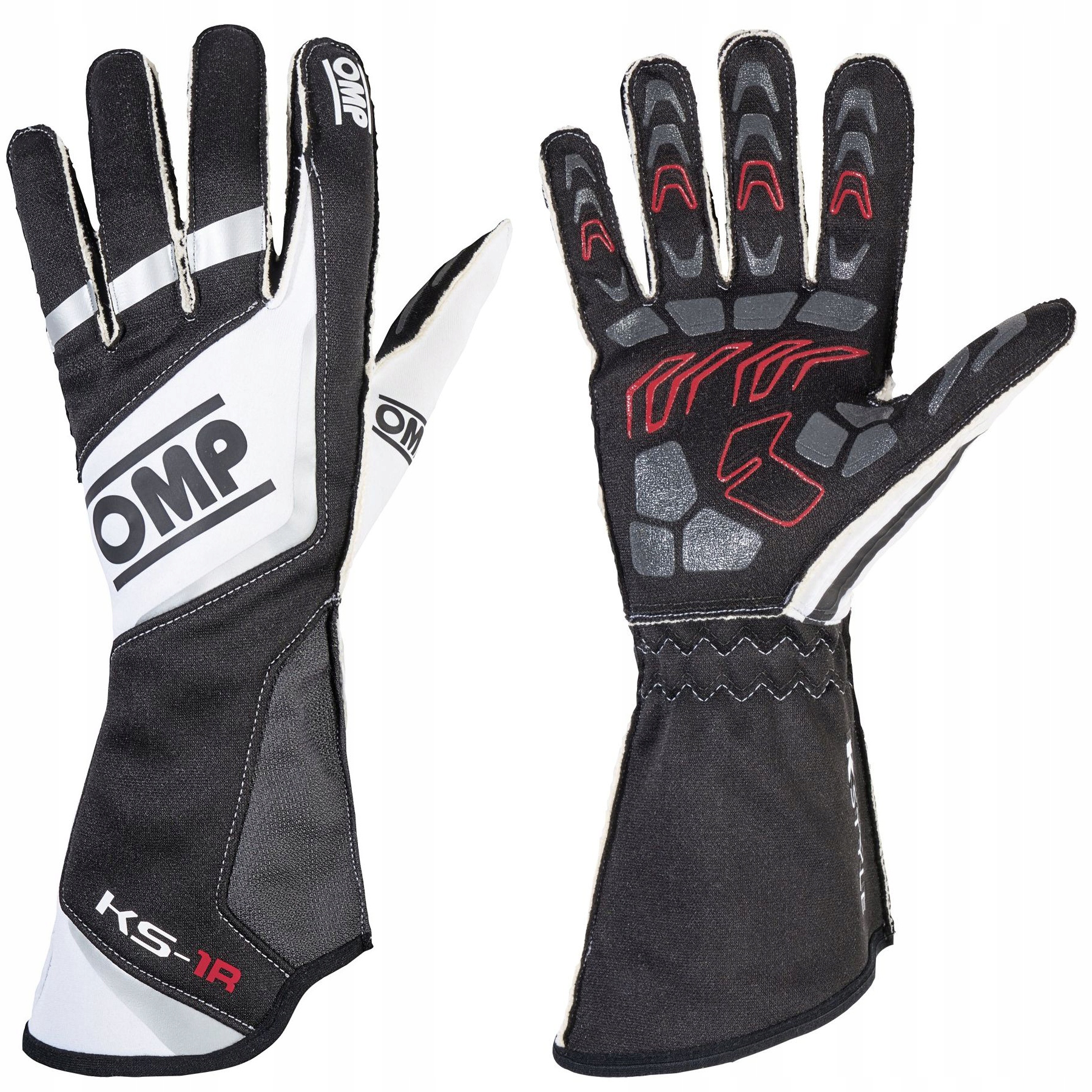 Rękawice kartingowe OMP KS-1R czarne XXS