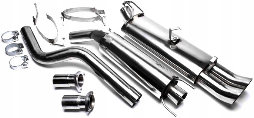 EVOAFAED76 - OPEL ASTRA F спортивна вихлопна система 2X76MM DTM