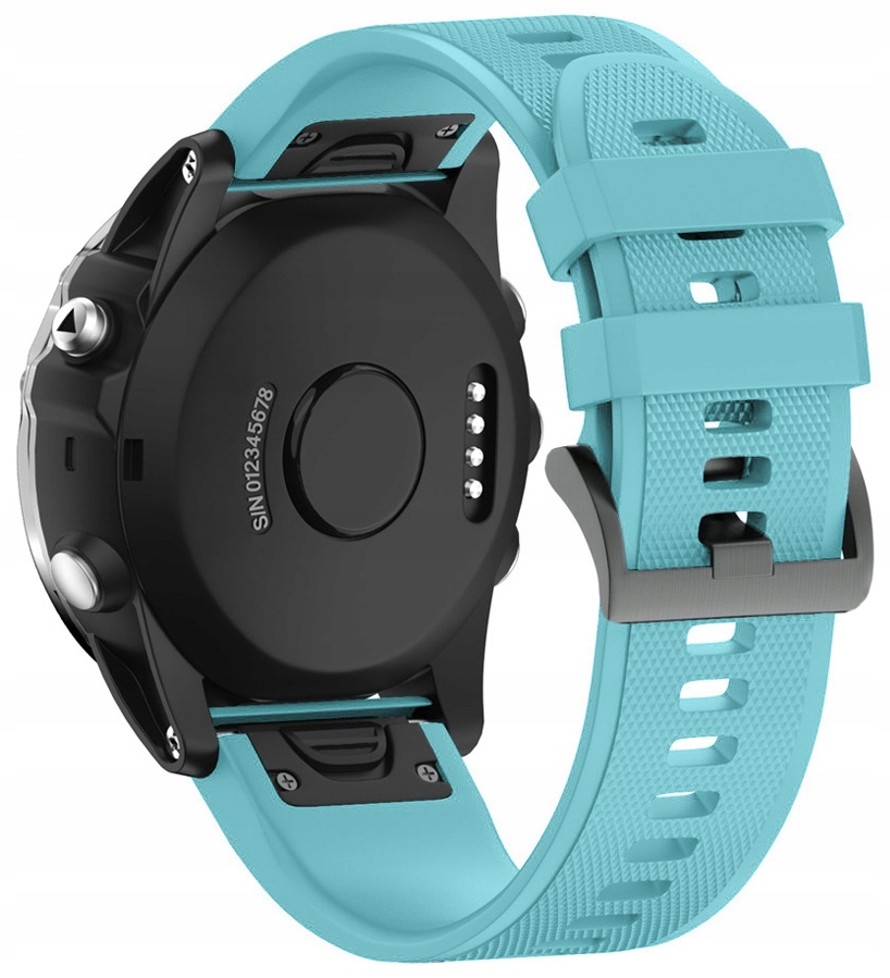 

Turkusowy Silikonowy Pasek Garmin Fenix 6 QuickFit