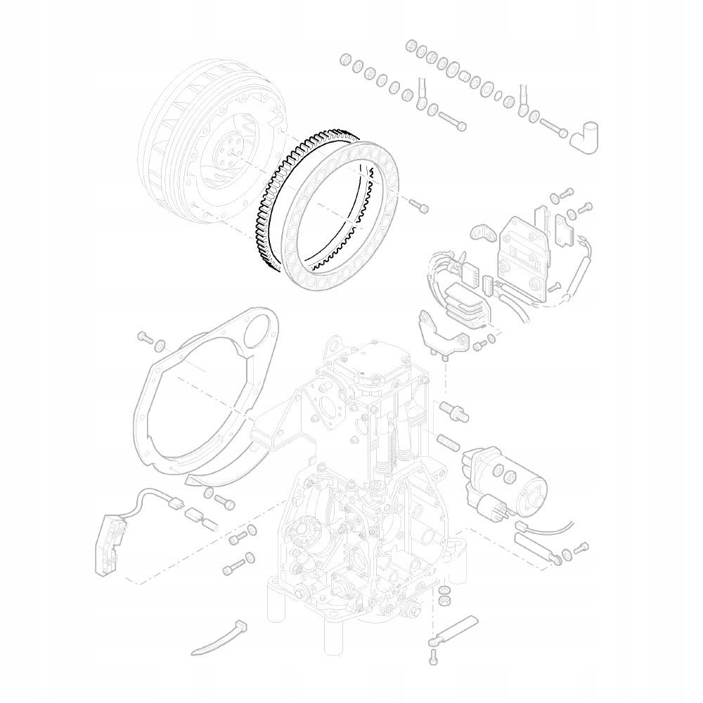 HATZ 04032310 Wieniec zębaty 1D41 1D42 1D50 4W35