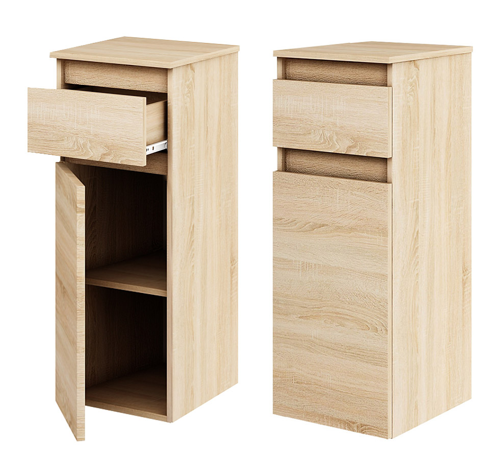 

Komoda Słupek Megan Szuflada Szafka Półka Sonoma