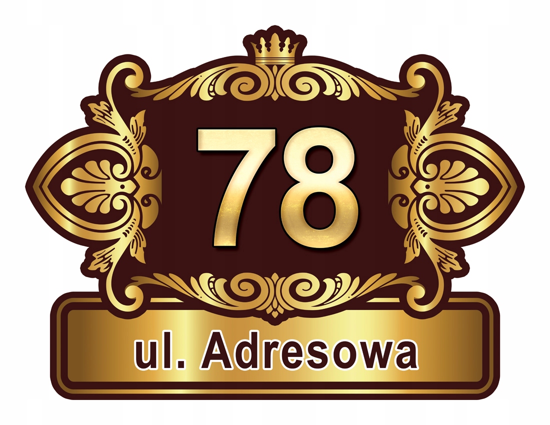 

Tabliczka Adresowa Adres Numer Na Dom znak ulica