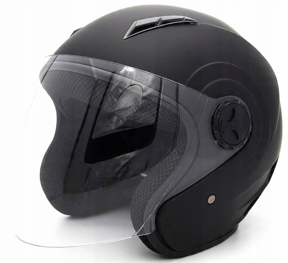 

Kask Otwarty Jet TORQ-207 Czarny Mat