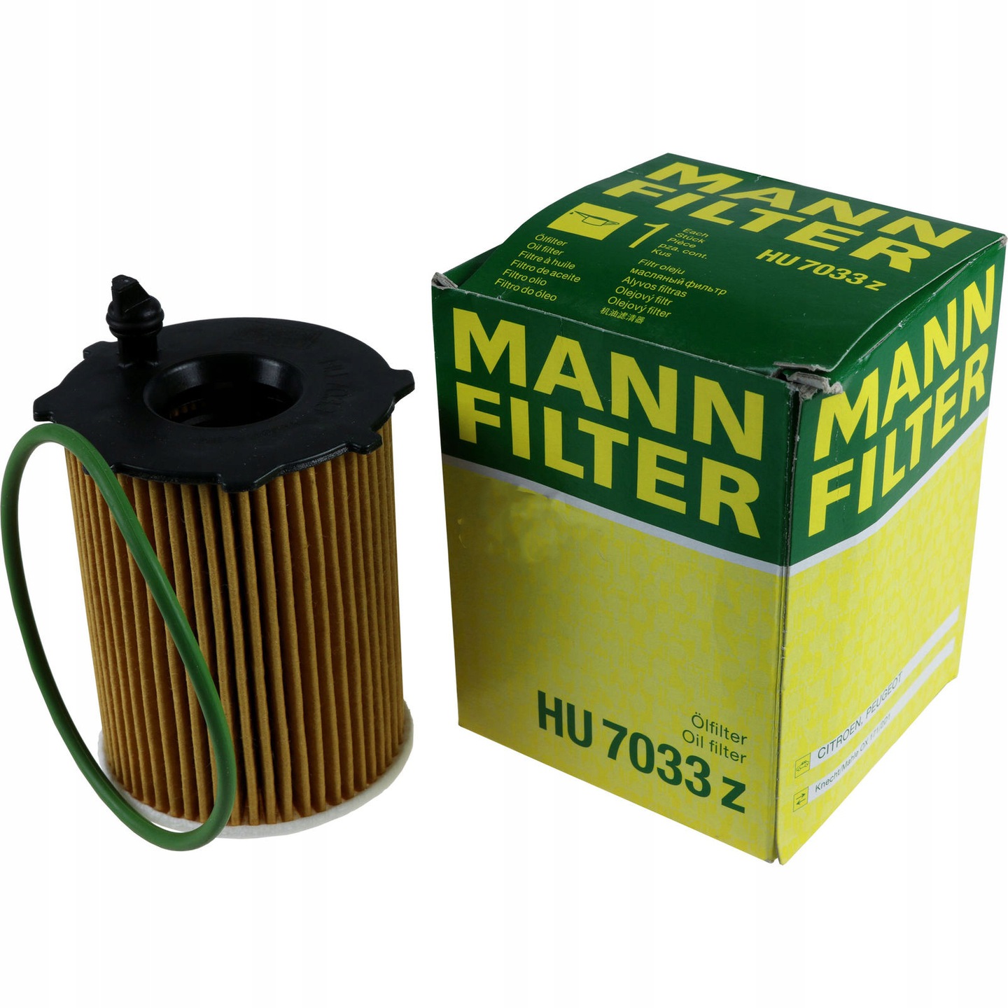 HU7033Z MANN FILTR OLEJU do CITROEN PEUGEOT 1,6HDI