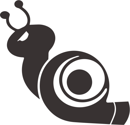 

Turbo Snail naklejka 10 x 9,6 cm
