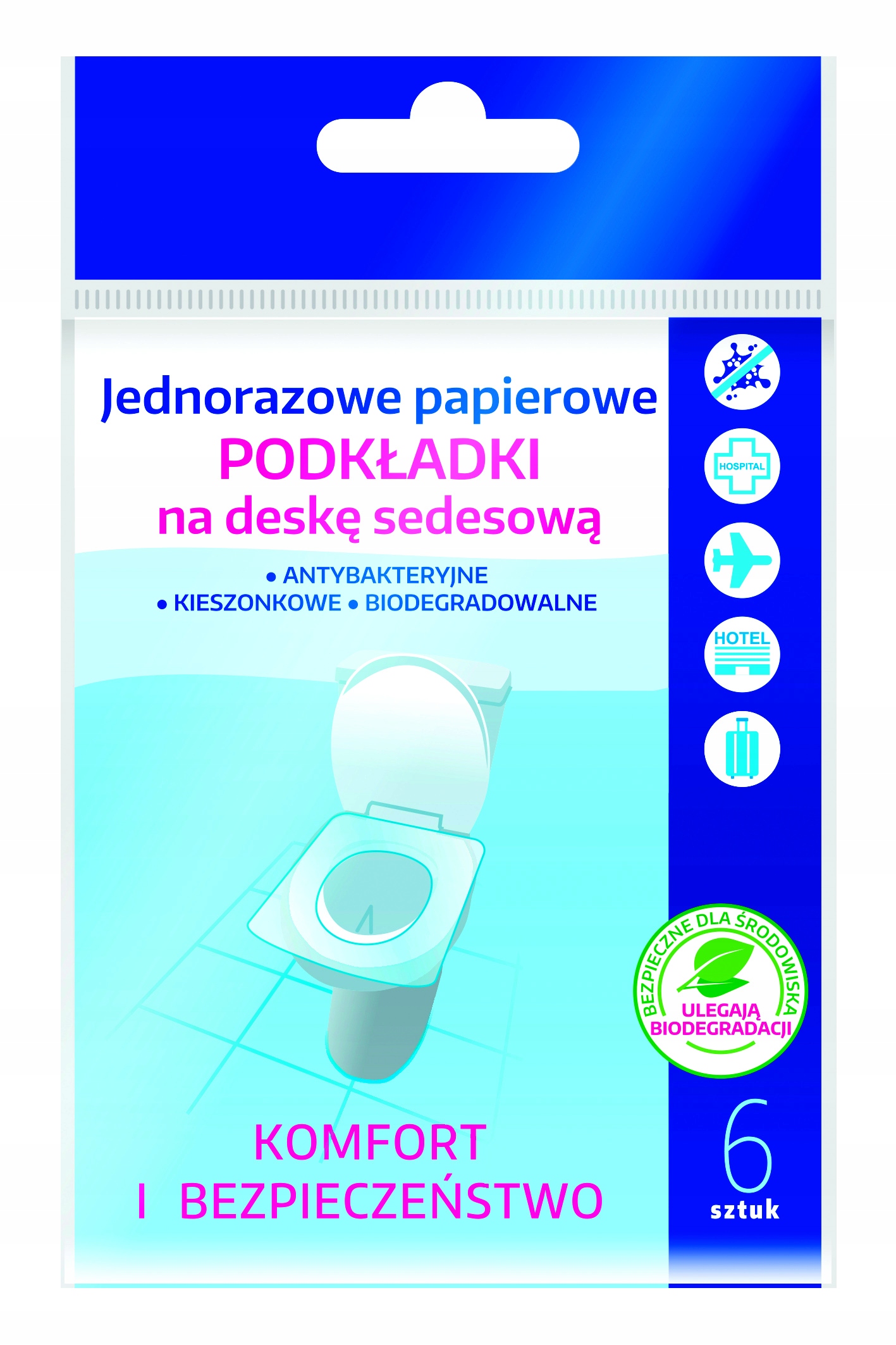 

Intervion Podkładki Na Deskę Sedesową 6 Szt.