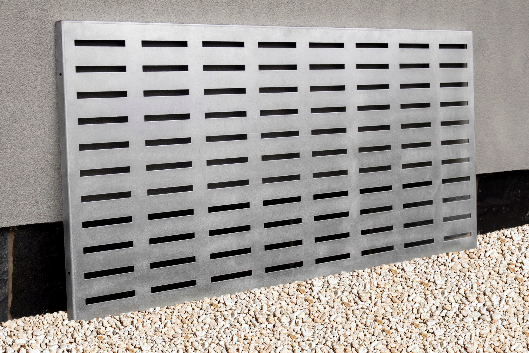 Panele perforowane ocynk do ogrodzeń modułowych