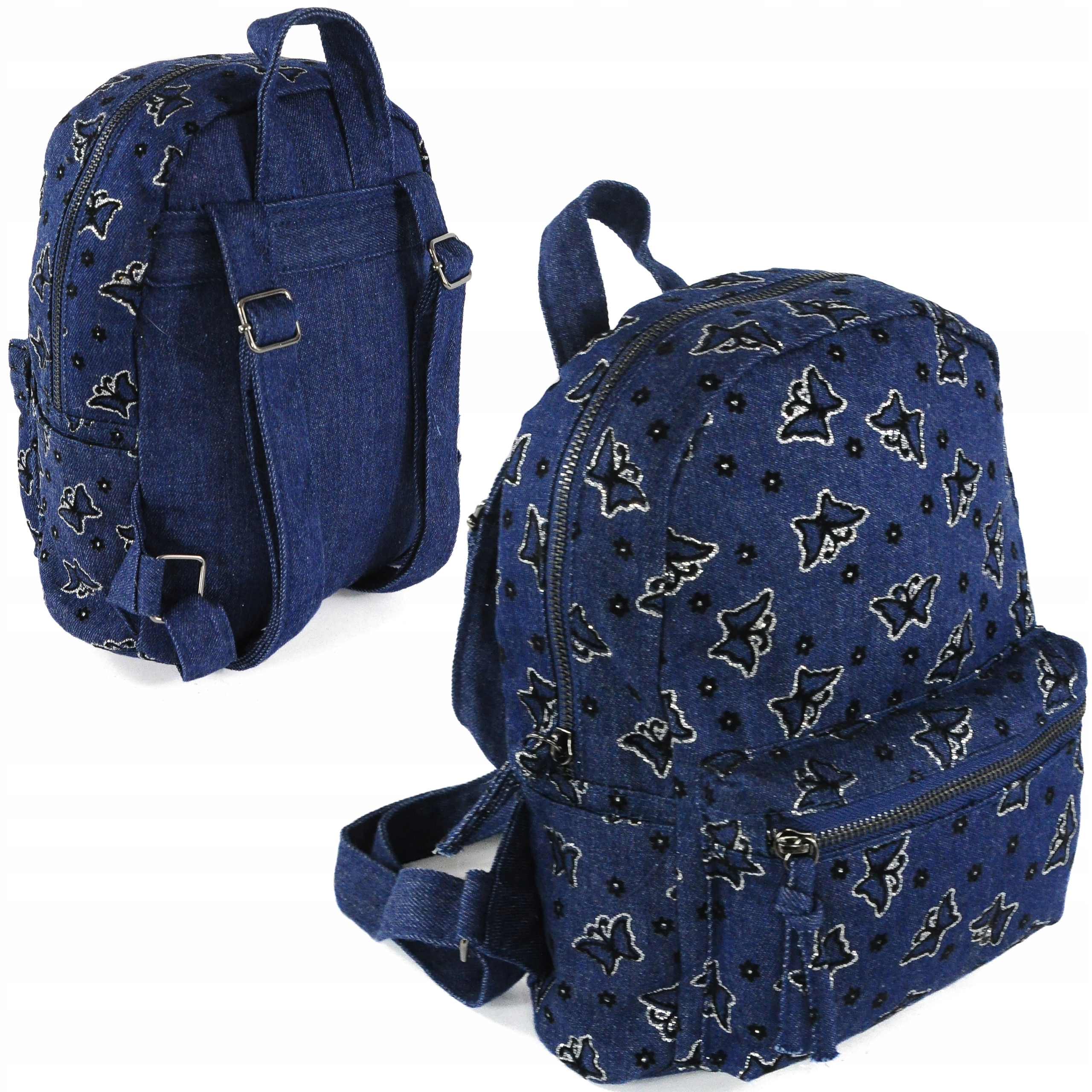 

Grantowy Dżinsowy Plecak Plecaczek JEANS.200