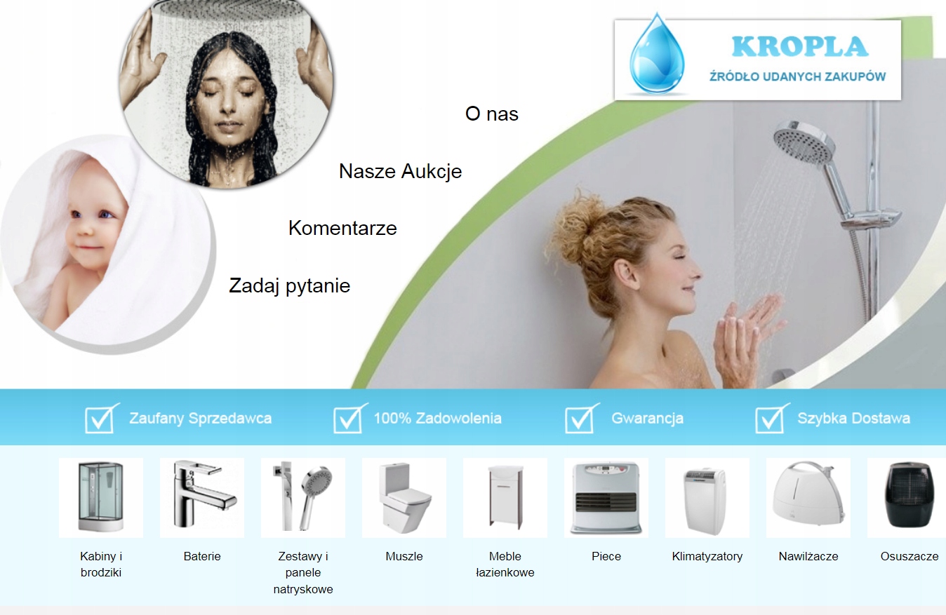 KABINA PRYSZNICOWA Z HYDROMASAŻEM 80X80 Marka Savana