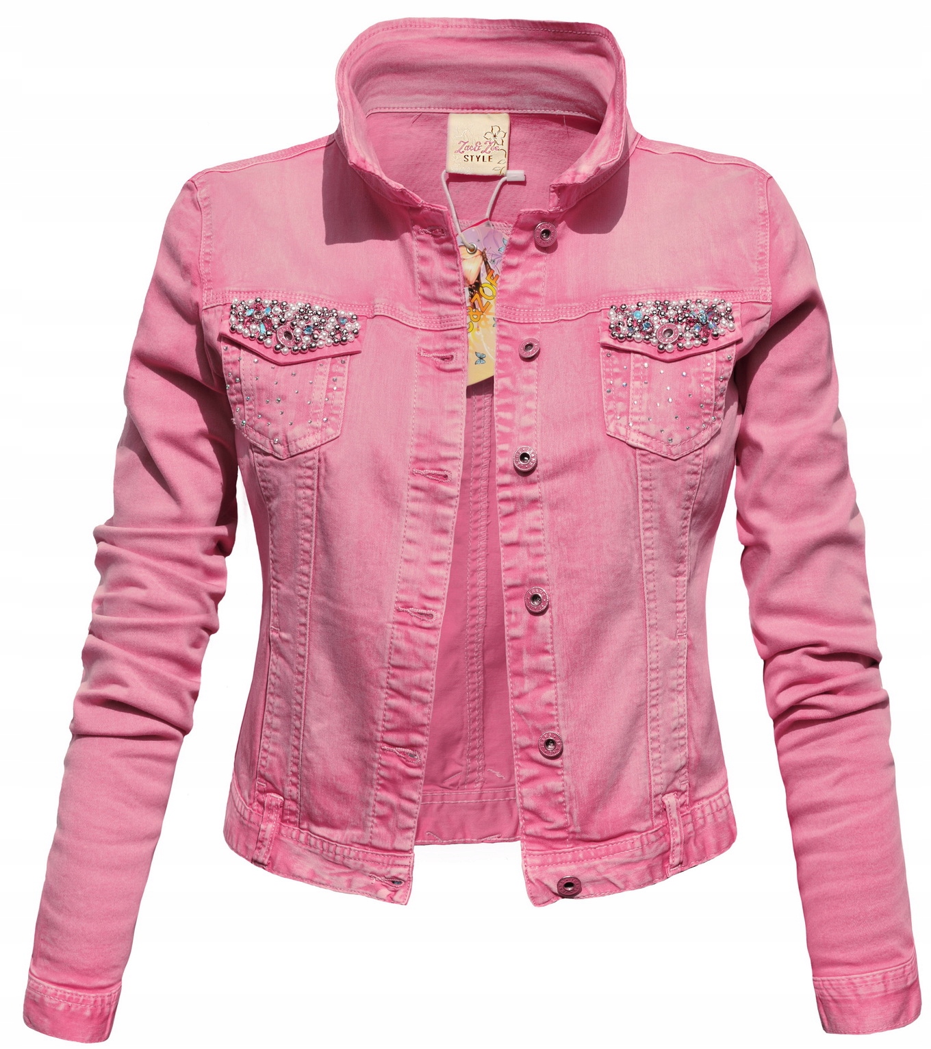 #E031 Katana Wiosna Jeansowa kurtka Jeans kolor XL