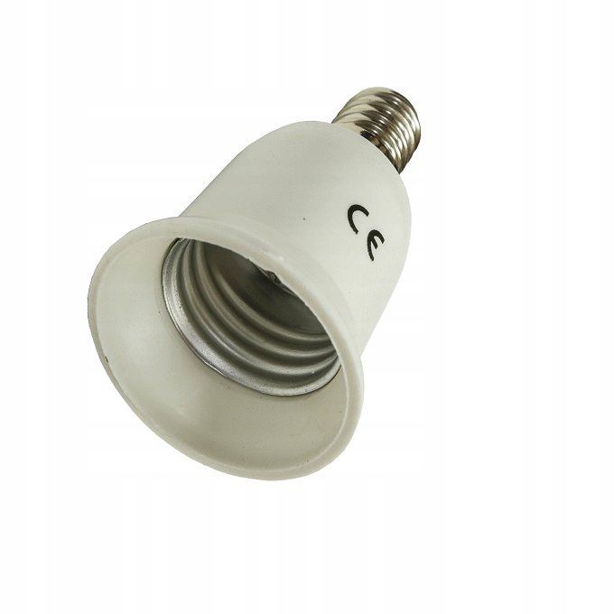 Przejściówka Adapter żarówki gwint E14 na E27