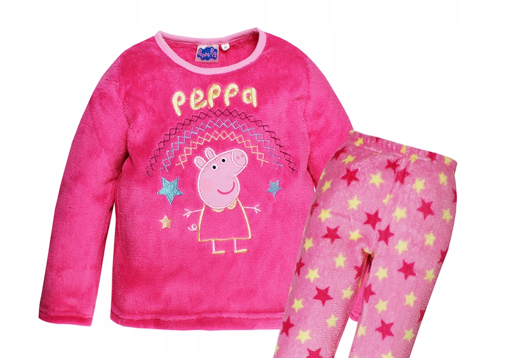 

Świnka Peppa Piżama Dziewczęca Coral Fleece 128