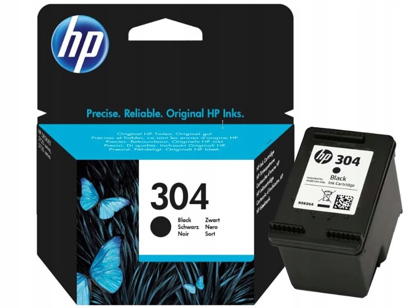 

Tusz Hp 304 Black N9K06AE Czarny Nowy