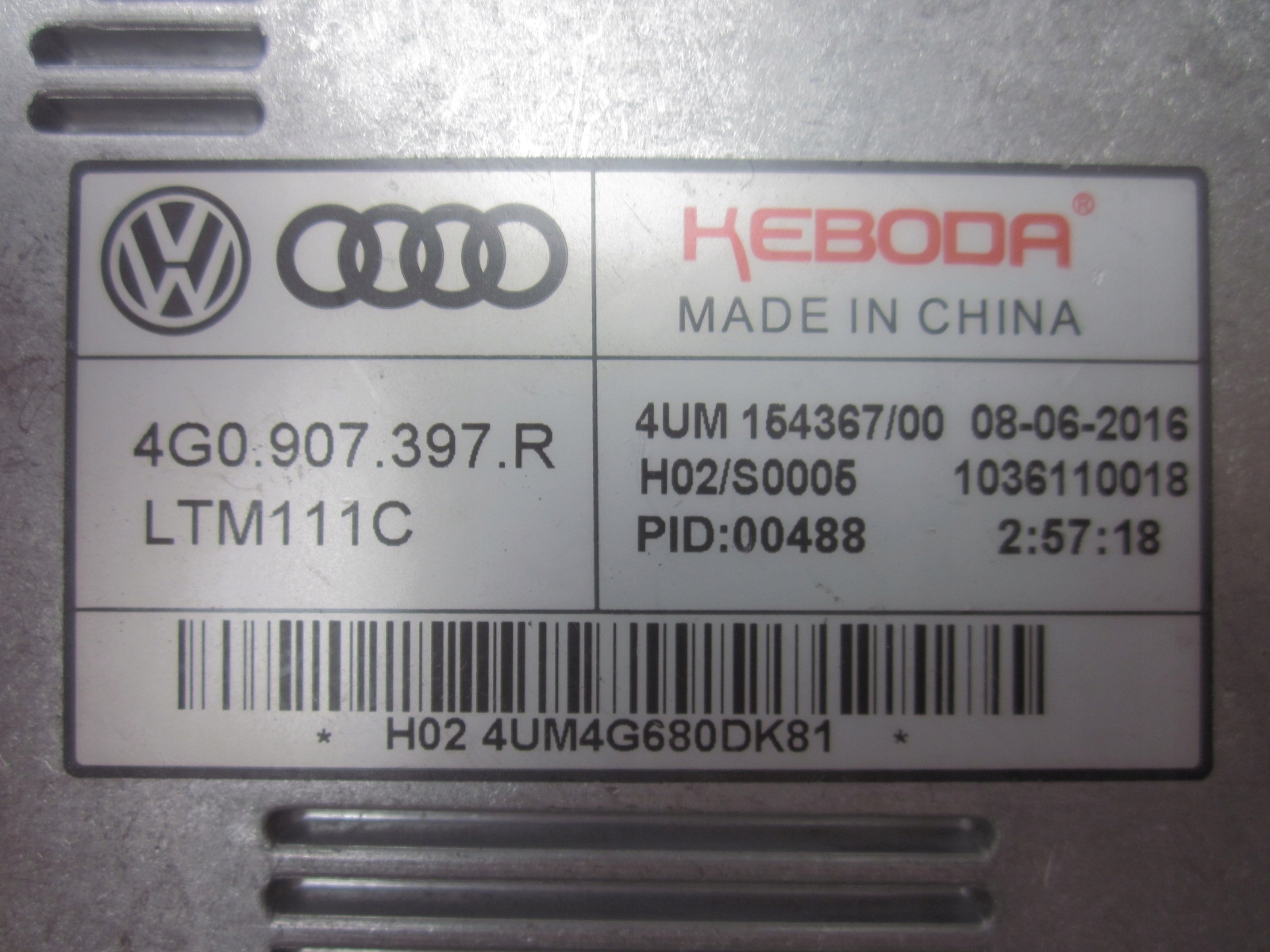 PRZETWORNICA MODUŁ LED AUDI XENON 4G0907397R NOWA Producent części Audi OE