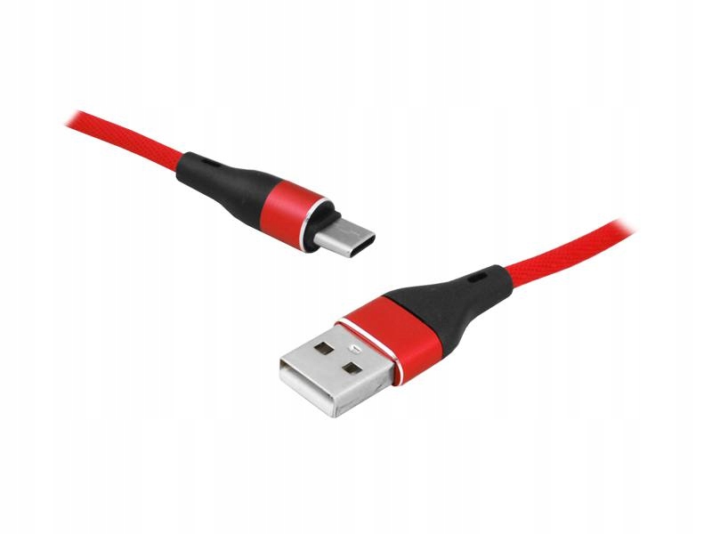 PS KABEL USB TYPE-C 1M CZERWONY