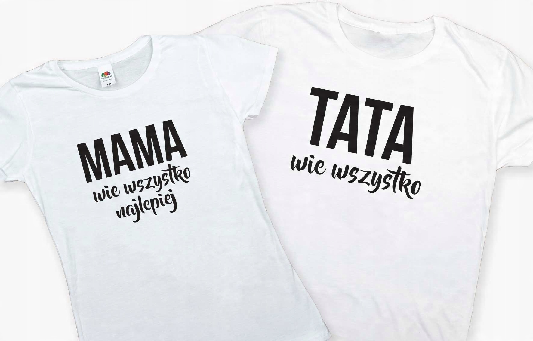 

Zestaw Koszulek Dla Mamy i Taty